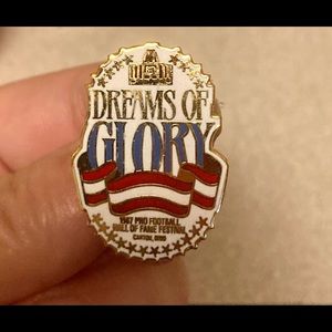 1987 Pro Football Hall Of Fame Festival Pin